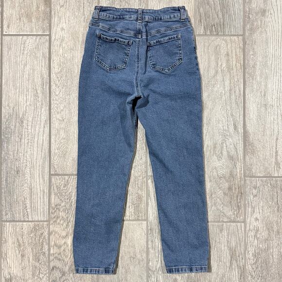 Barbie Girls Denim Jeans Big Girl Size 12 Embellished Patches - Picture 5 of 10